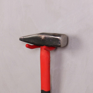 Гаражный крючок , U-образный с резьбой, 60x13x100 мм, красный LJPS0106 Public Steel Россия