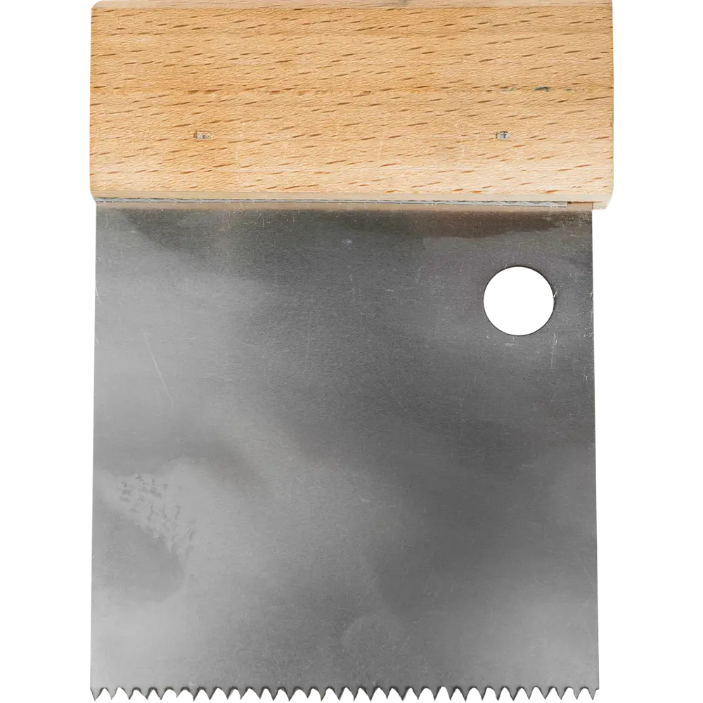 Шпатель зубчатый DOMINUS 80 мм для клеевых составов 81952422 STLM-0014862 - Вид №1