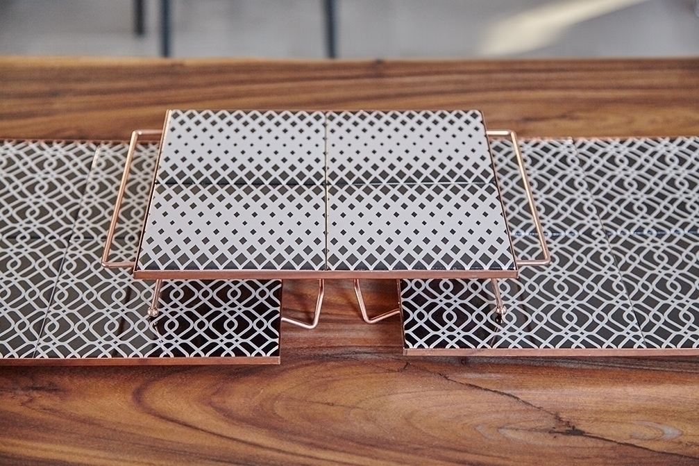 037204 Поднос квадратный Black & White 30x30 GAN Mix & Match  - Вид №4