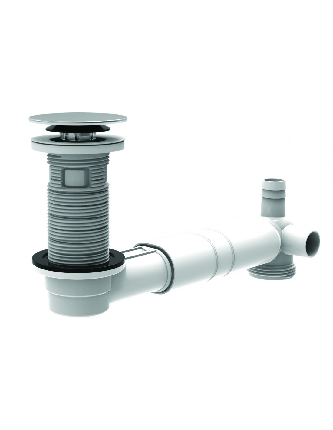 609300 045 00  Комплект для слива для раковины TBXP Extra-Flat, h. 100мм режущий стол Valentin Хром 