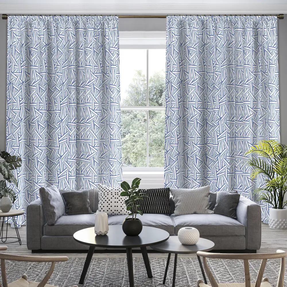 Ткань 1 м/п Комо канвас 290 см цвет синий GARDEN STLM-2108257 - Вид №3