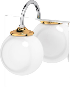 STI 125 Светильник для зеркала 40W 3SC STILMAR CHROME/GOLD