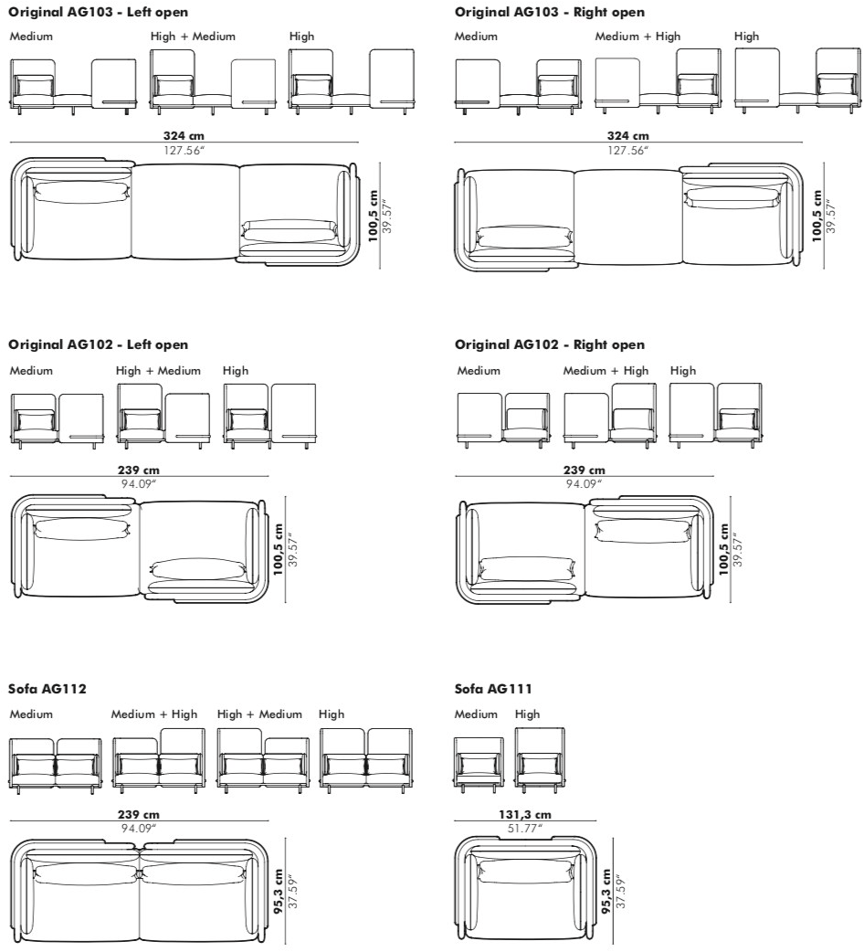 BuzziSpace Кресло из ткани с высокой спинкой Buzzispark sun-id-1409963 - Вид №6