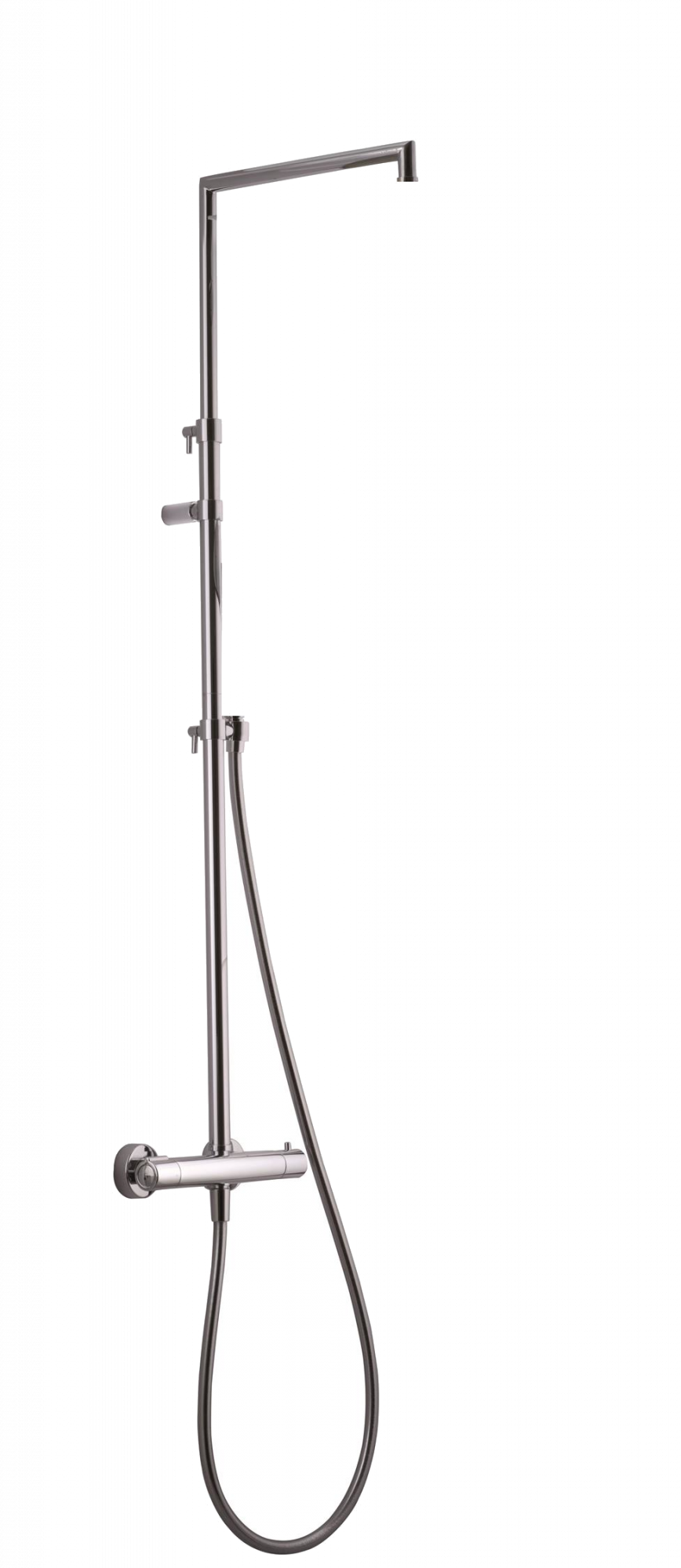 01-0840Q-CR CARIMALI Душевая стойка Rigoletto Square телескопическая одинарная 