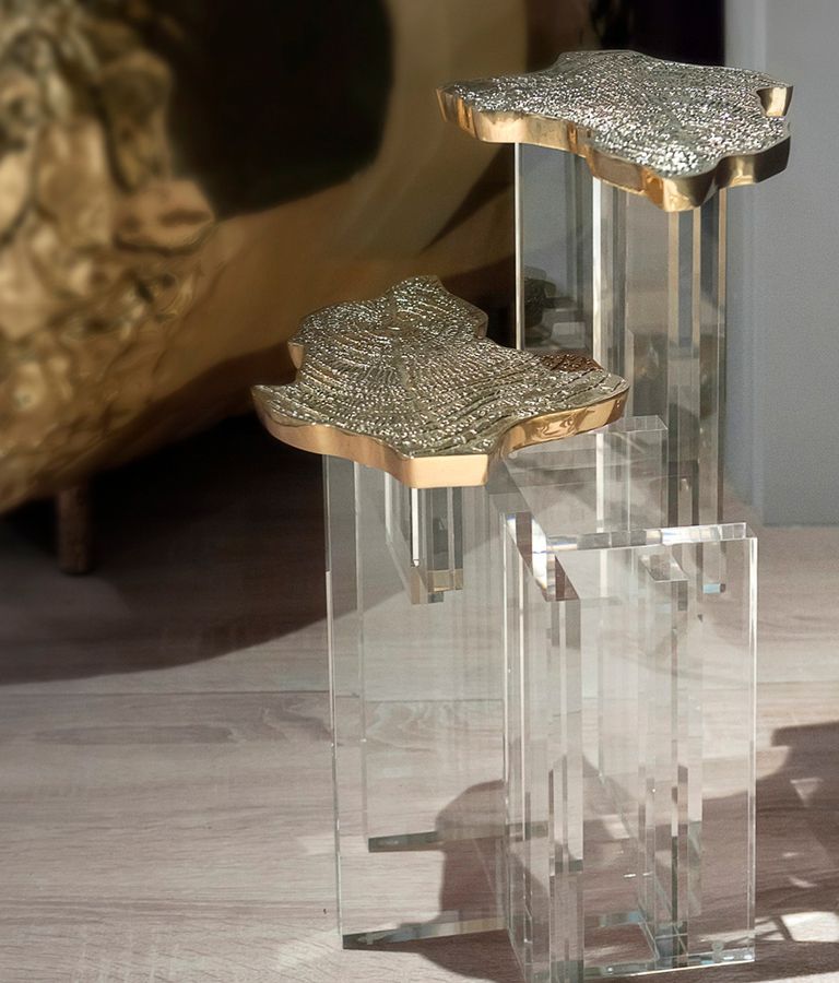 0-291 Медный приставной столик Monet Boca Do Lobo  - Вид №18