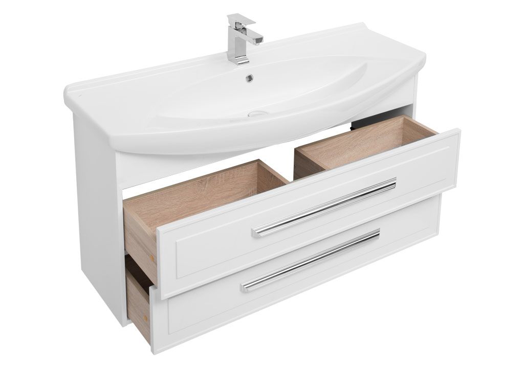 Тумба с раковиной Aquanet Остин 120 белый 0020392000175450 - Вид №3