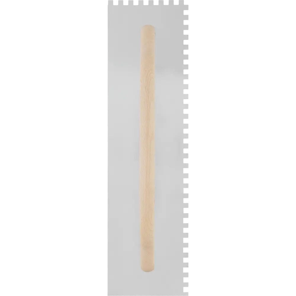 Гладилка зубчатая из нержавеющей стали Hardy 0800-434808 130x480 мм, зуб 8x8 мм STLM-2108036 - Вид №1