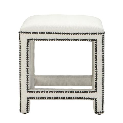 Оттоманка Ponti от Eichholtz белая EICHHOLTZ EICHHOLTZ 061279 Белый  - Вид №1