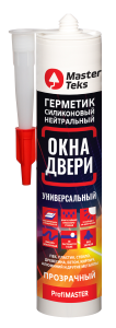 MASTERTEKS Силиконовый герметик нейтральный универсальный 280 мл прозрачный 86408720