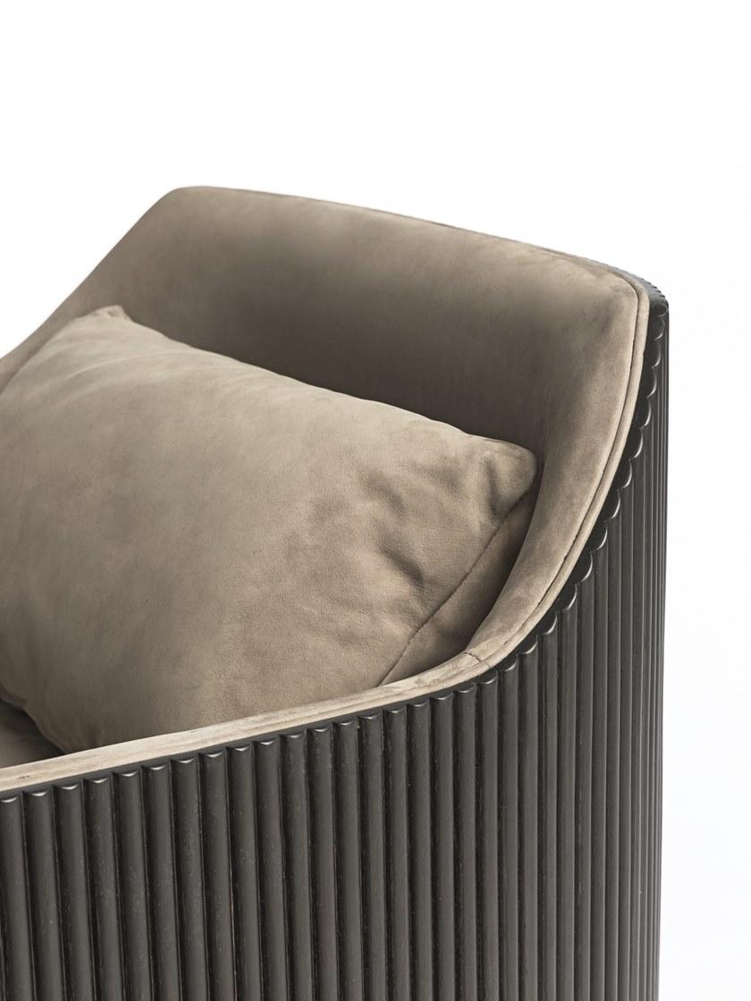 Shake Кресло в набуке с подлокотниками Hege sun-id-1369786 - Вид №3