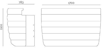 PF Stile Барная стойка из полиэтилена для улицы Outdoor sun-id-1385549 - Вид №7