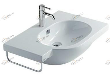 5237 Подвесная раковина настенная овальная Galassia M2 белая