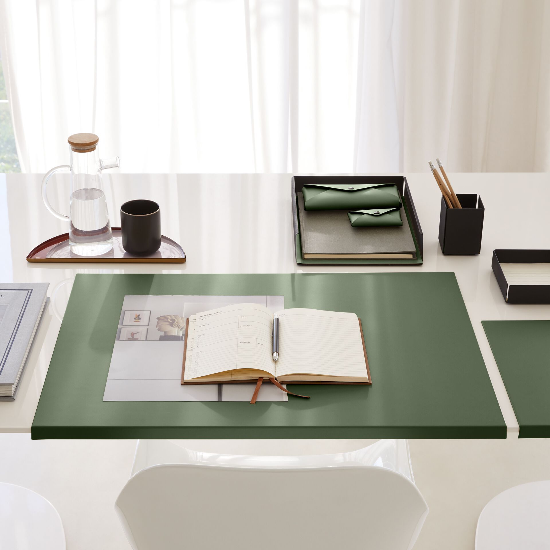 Набор столов из стали и кожи EGLOOH Муар ARCH-00105576 - Вид №15