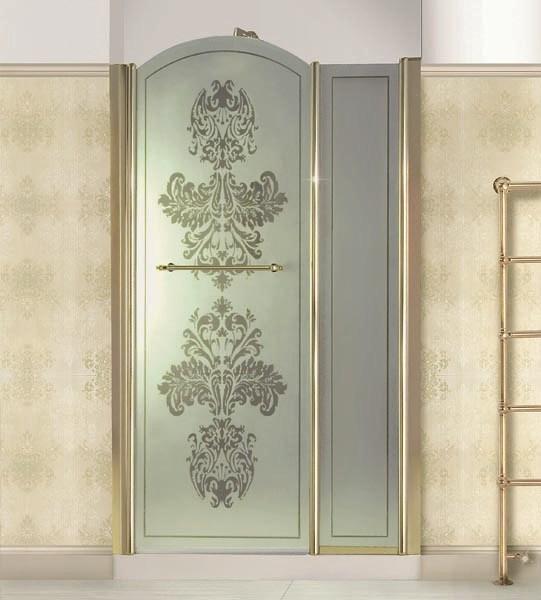 Gentry Home Душевая кабина стеклянная с распашной дверцей Arcadia sun-id-1490354 - Вид №2