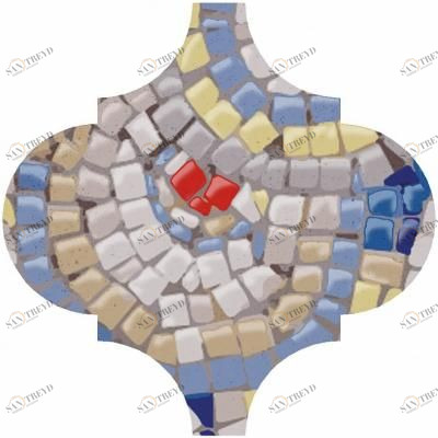 OP\A169\65000 Декор Арабески Майолика Гауди 6,5*6,5 Kerama Marazzi sun-id-317285