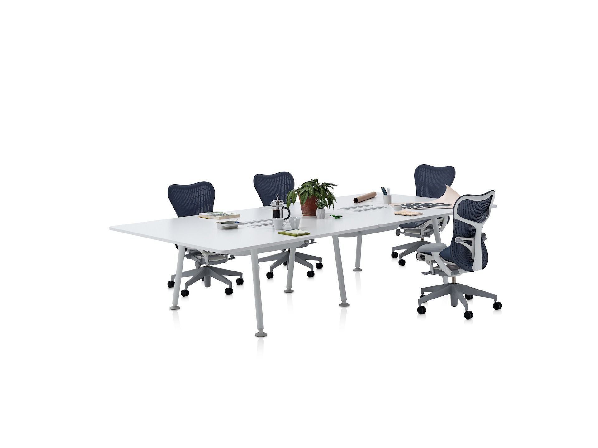 Эргономичное офисное кресло с вращающейся тканью Butterfly Herman Miller Mirra 2 ARCH-00092336 - Вид №48
