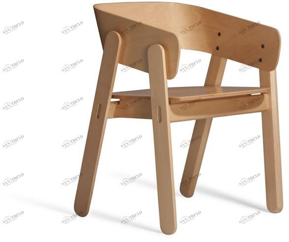 Capdell Стул из бука с подлокотниками Polo sun-id-1426983