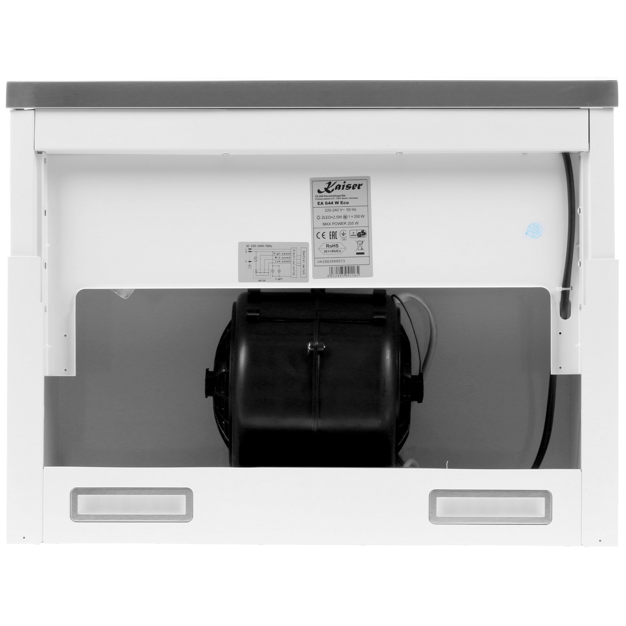 1110874 Вытяжка полновстраиваемая Kaiser EA 644 W Eco белый/белый STDN-0022755 - Вид №8