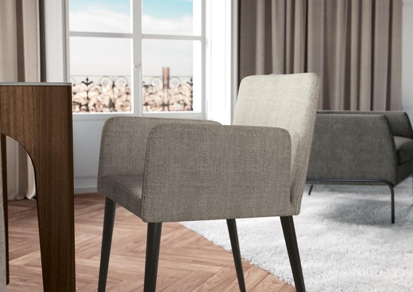 Febal Casa Квадратный стол из дерева и стекла sun-id-1422664 - Вид №2