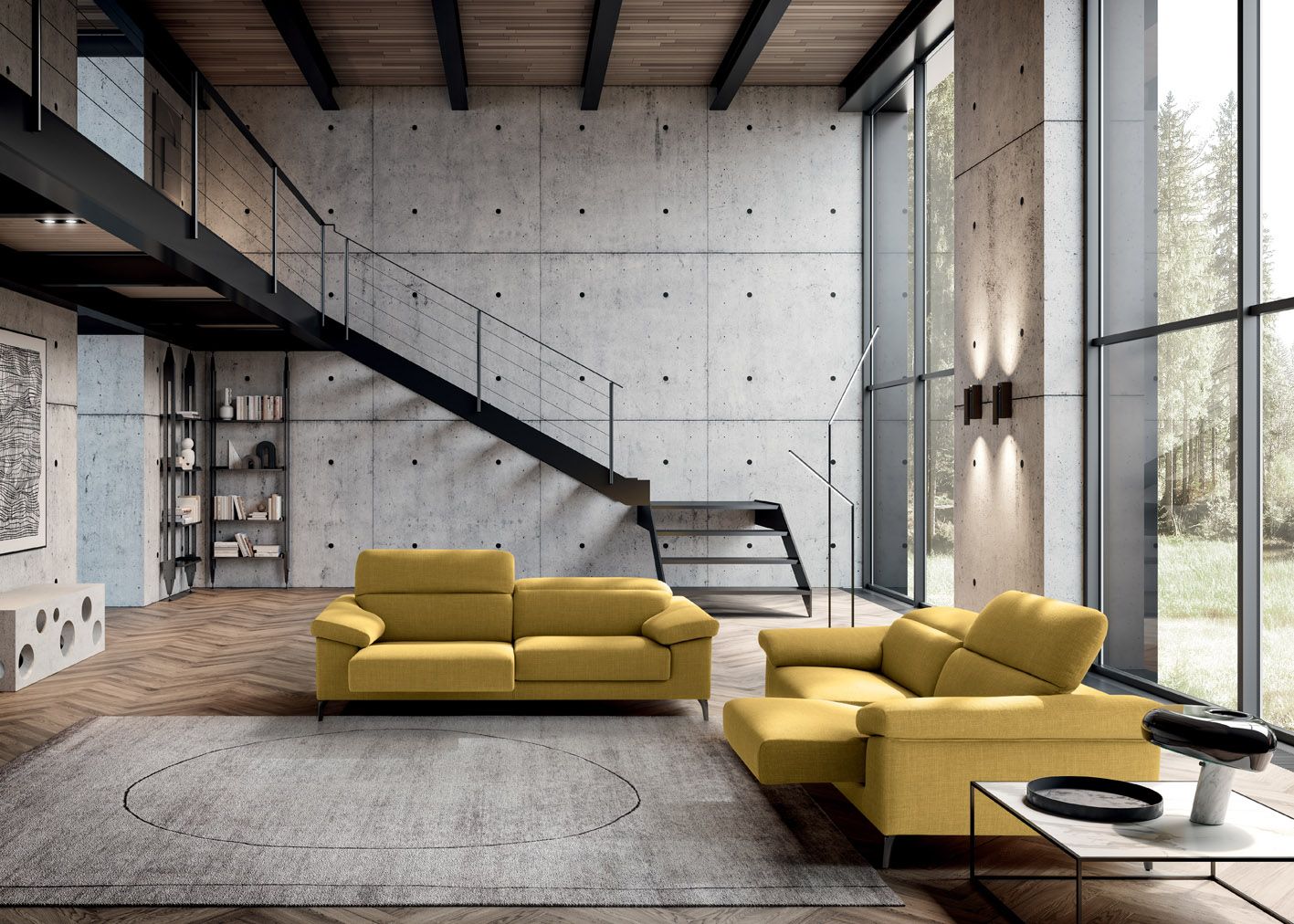 Тканевый диван с полуостровом Felis Softliving ARCH-00069138 - Вид №3