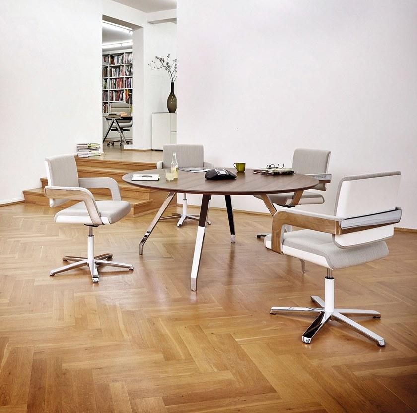 König Neurath Офисный стул 5 спиц с подлокотниками Charta sun-id-1438460 - Вид №6