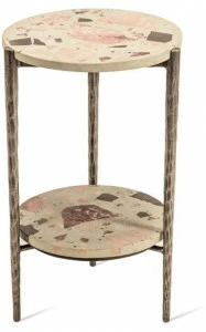 Pols Potten Круглый журнальный столик из натурального камня  300-070-040