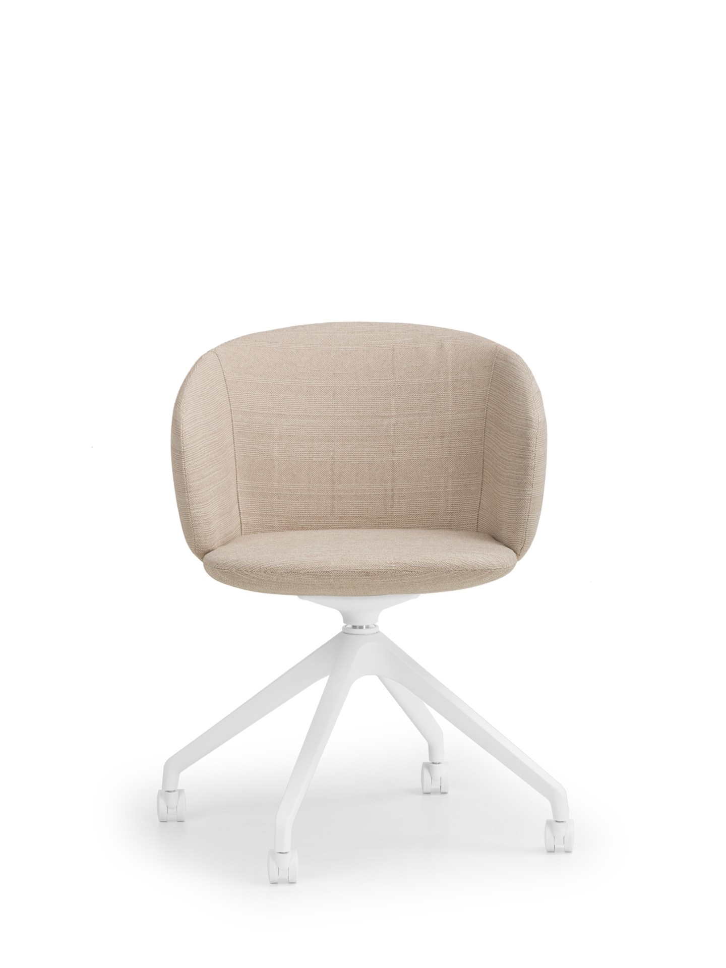 NT4096R Chair with polypropylene swivel base on casters True Design Not