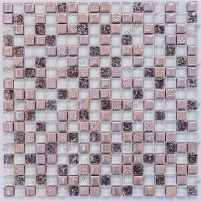 Plaza стекло+камень 300х300 BONAPARTE sun-id-317908