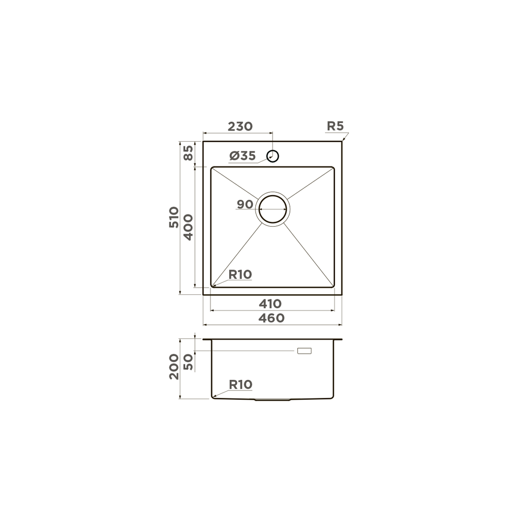 Кухонная мойка Akisame 46 IN OMOIKIRI 4973057 - Вид №2