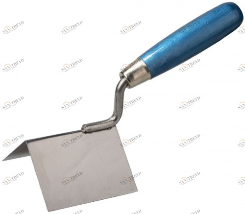 Кельма угловая из нержавеющей стали PROFI 80х60х60мм для внешних углов Stayer 12355