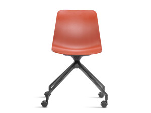 Стул на насесте из инженерного пластика с колесами