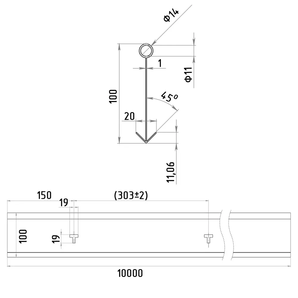 Бордюр садовый BEGINIA 100×10 см черный для грядок и клумб 89415326 STLM-1566567 - Вид №11
