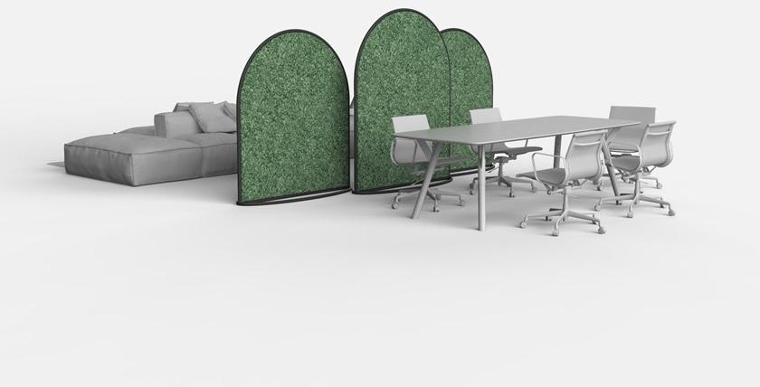 GREEN MOOD Звукопоглощающая перегородка для офиса G-line sun-id-1424614 - Вид №23