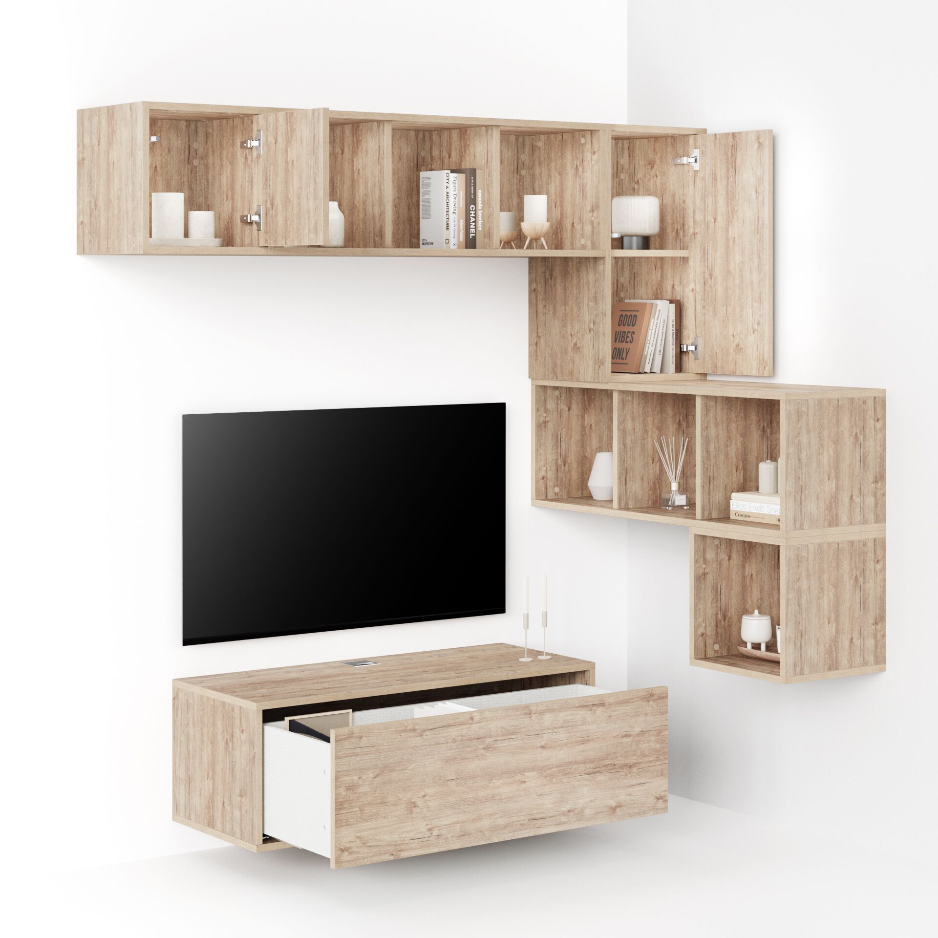 Угловая стена, установленная в меламинированной стене Mobili Fiver IACOPO ARCH-00078791 - Вид №4