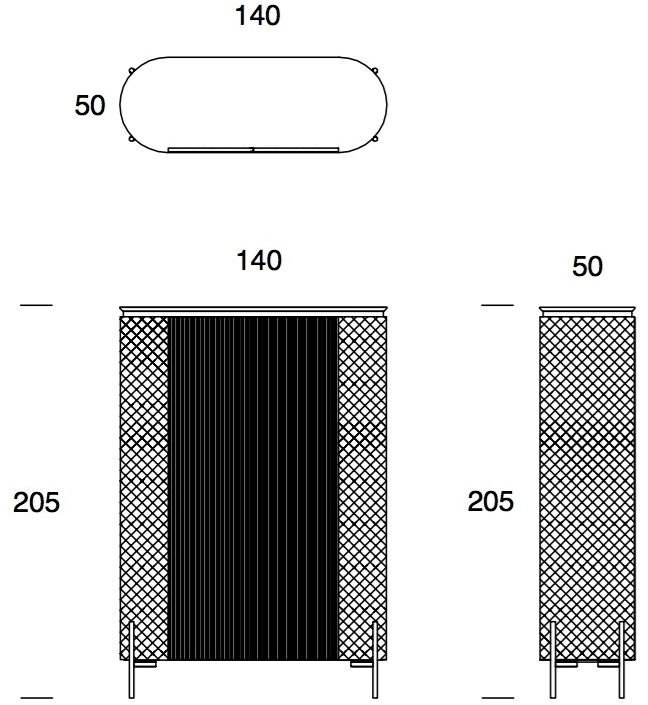 Former In Italia Комод со стеклянными дверцами Brera sun-id-1348015 - Вид №1