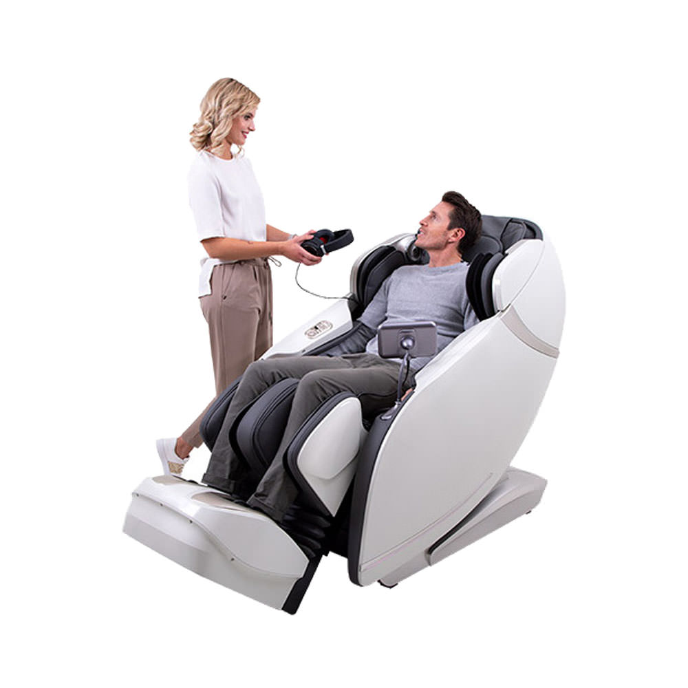 Массажное кресло SKY LINER 2 WHITE GREY (серо белый) CASADA sun-id-2007838 - Вид №9