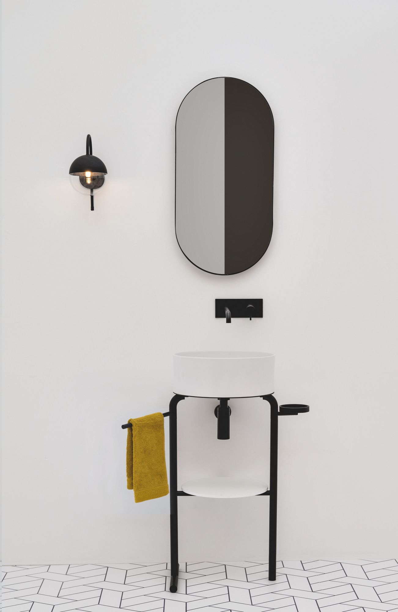 Напольная раковина из нержавеющей стали с держателем для полотенец Axa Mate ARCH-00078973 - Вид №1