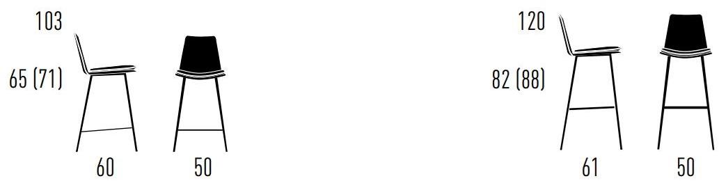 KFF Барный стул с подставкой для ног Lhasa sun-id-1442350 - Вид №2