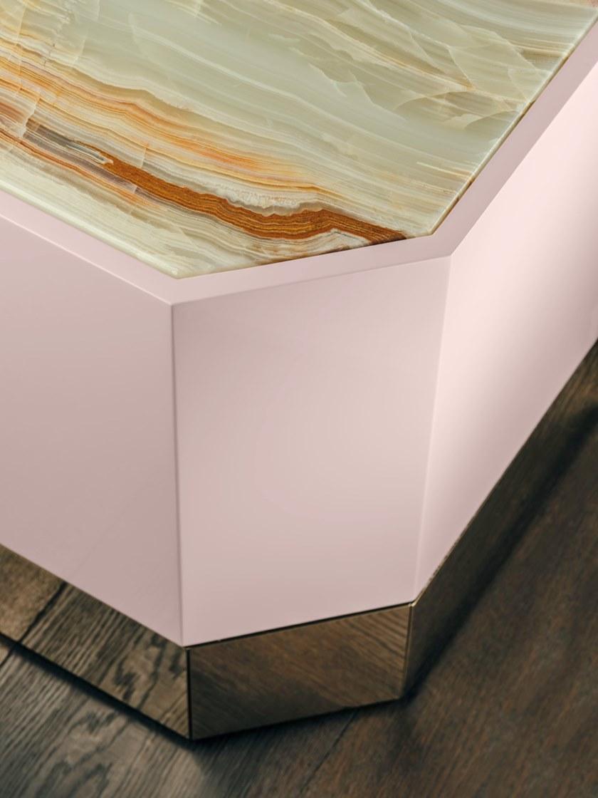 GIOPAGANI Лакированный восьмиугольный журнальный столик Senza fine sun-id-1512336 - Вид №1