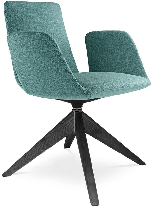 LD Seating Вращающийся стул для конференций на козелке из ткани Harmony modern 870-fw-v - Вид №4