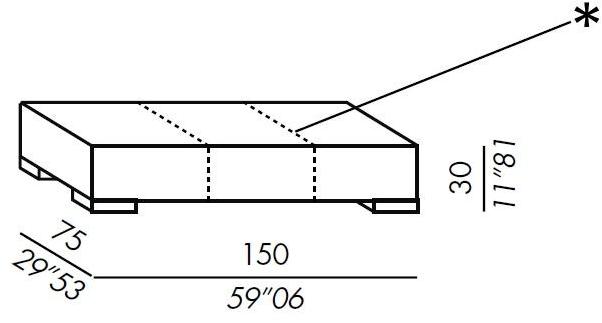 Meridiani Квадратный кожаный пуф с обивкой sun-id-1467425 - Вид №5