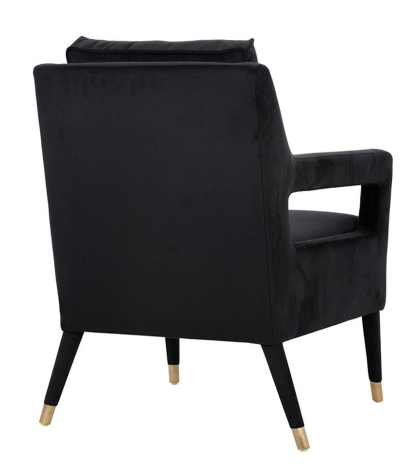 Кресло Spades черное ICON DESIGNE ДИЗАЙНЕРСКИЕ 178039 Черный  - Вид №3