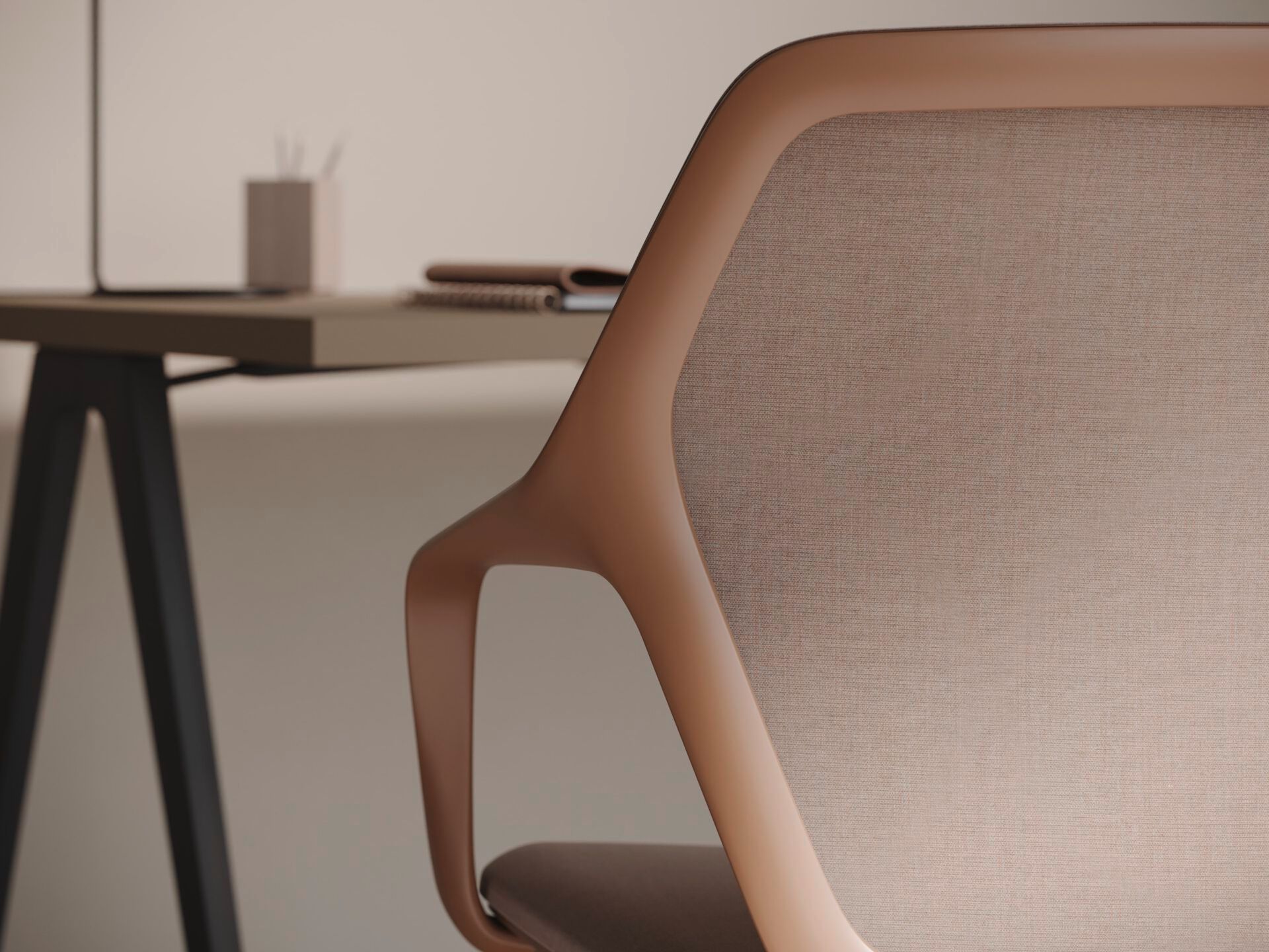 Вращающееся офисное кресло с сетчатой спинкой Brunner ray work ARCH-00078658 - Вид №1