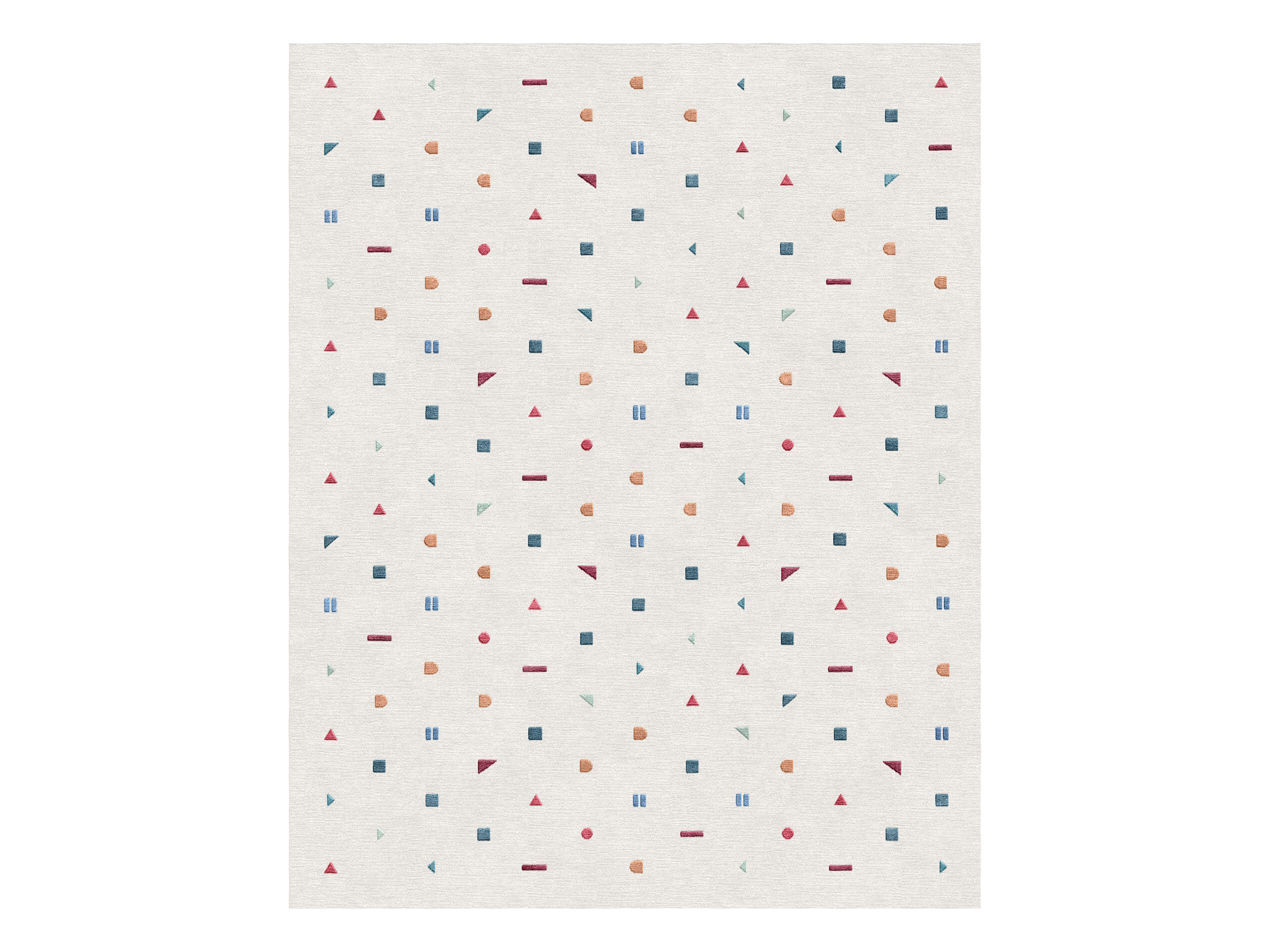 Прямоугольный ковер ручной работы Tapis Rouge Ludico Kids ARCH-00011783