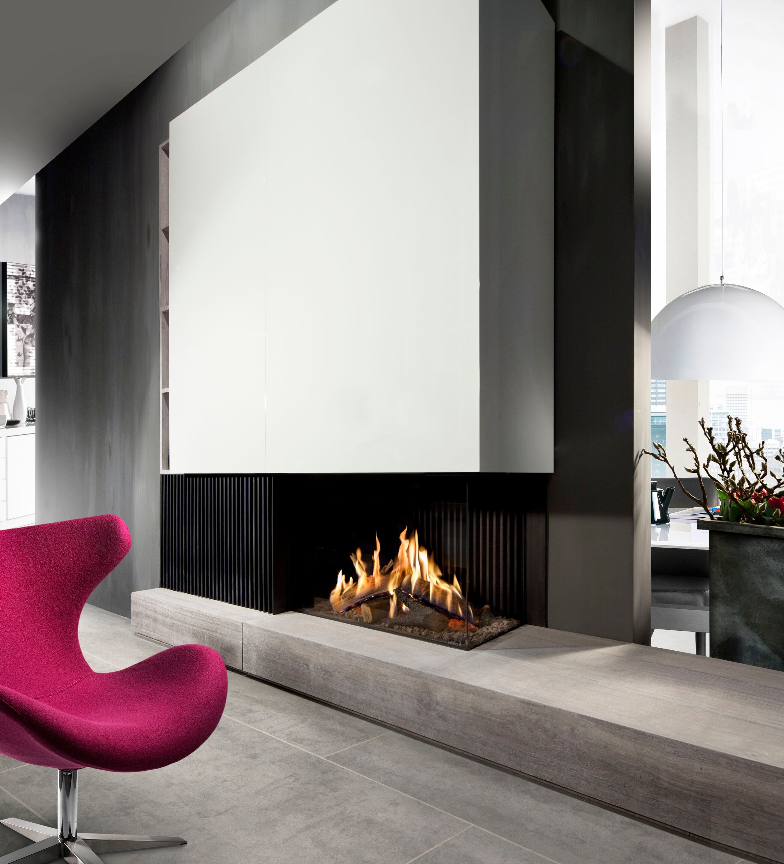 Настенный газовый угловой камин KALFIRE GP80/55C ARCH-00016322 - Вид №2