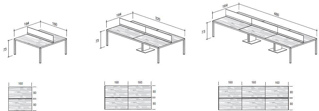 Archiutti Несколько рабочих станций Fattore alpha sun-id-1481685 - Вид №6