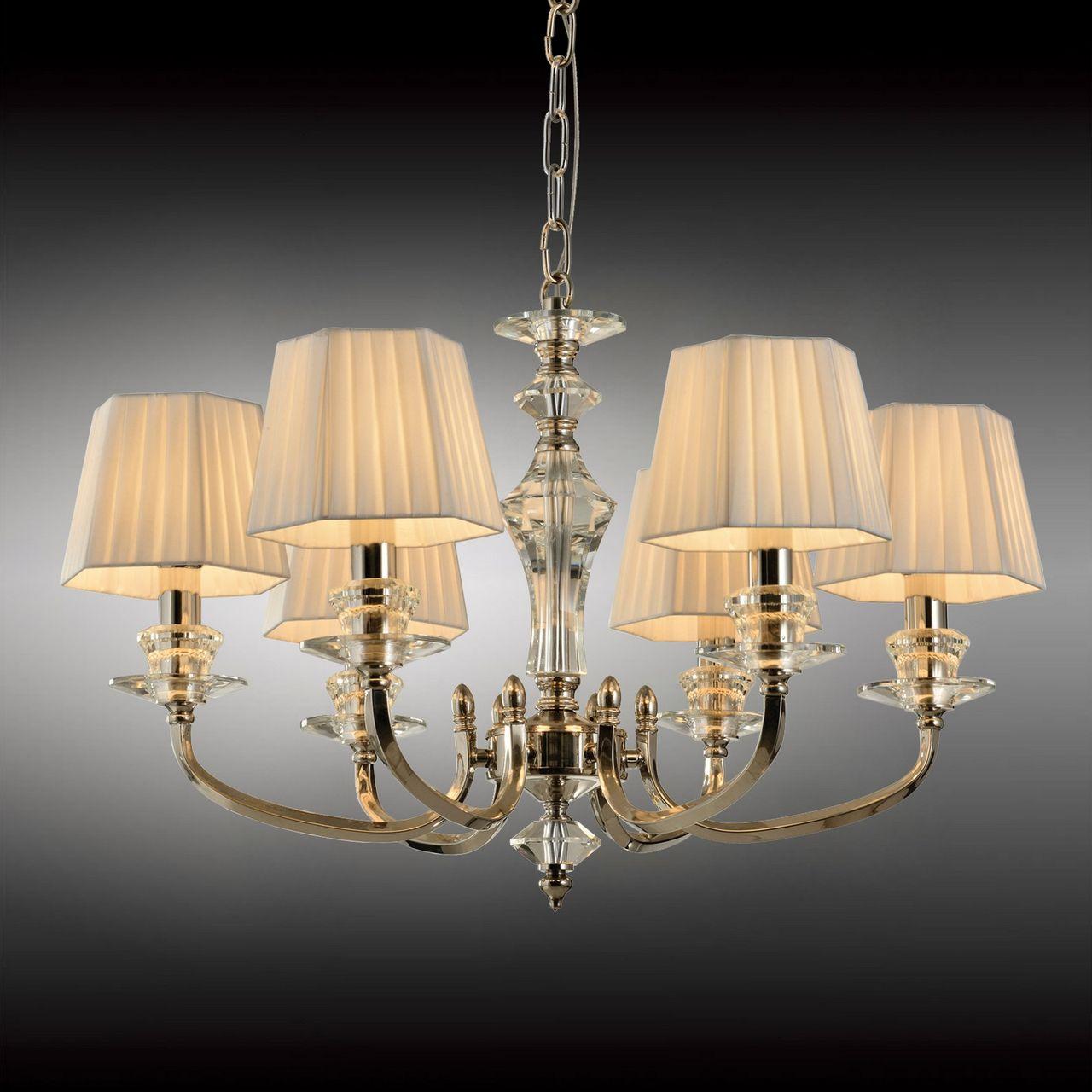 Подвесная люстра Omnilux Giardino OML-86603-06 OMNILUX ДИЗАЙНЕРСКИЕ, GIARDINO 220280 Белый  - Вид №1