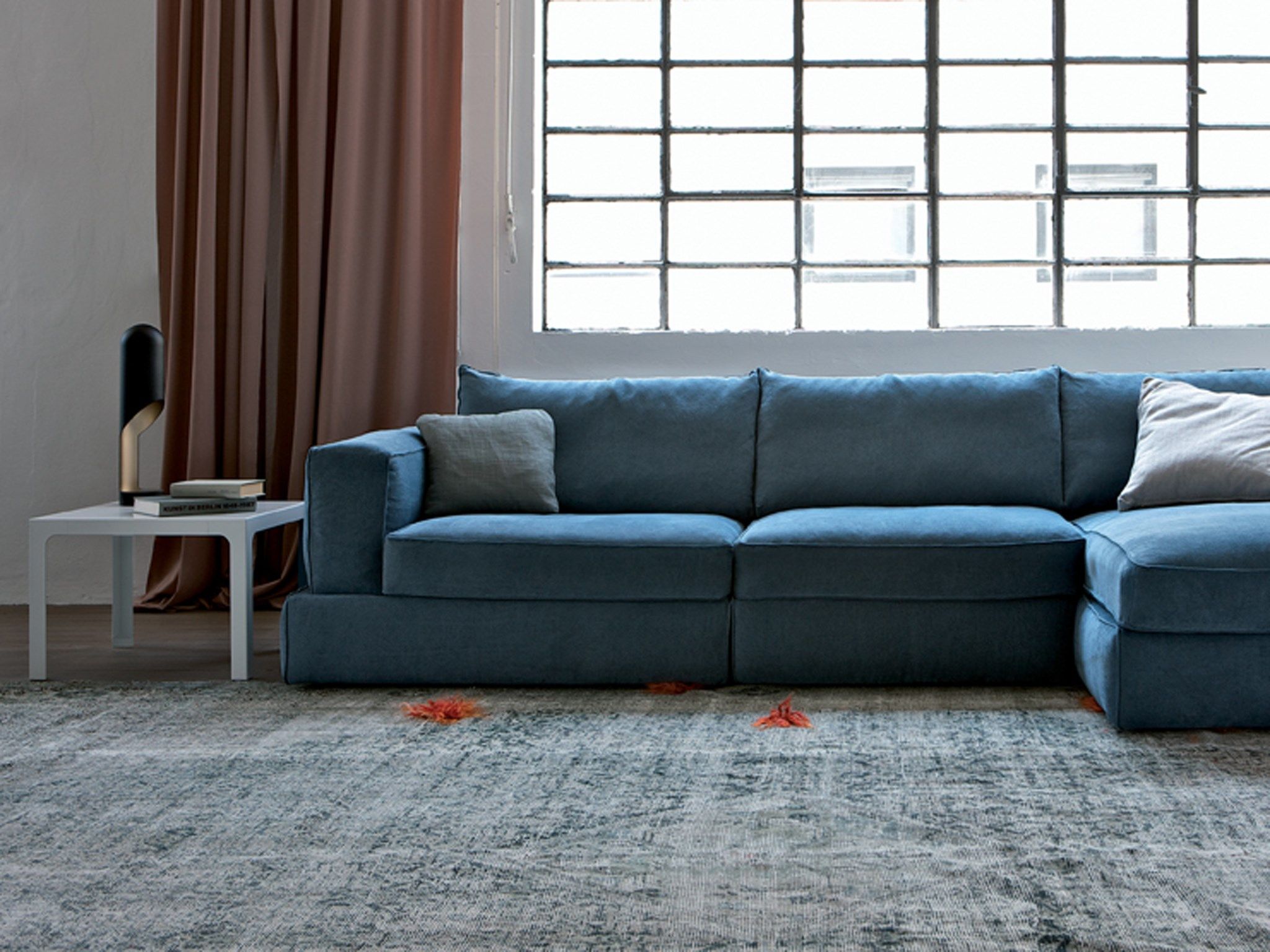 Тканевый диван с полуостровом ESTEL GROUP ARCH-00022352 - Вид №1