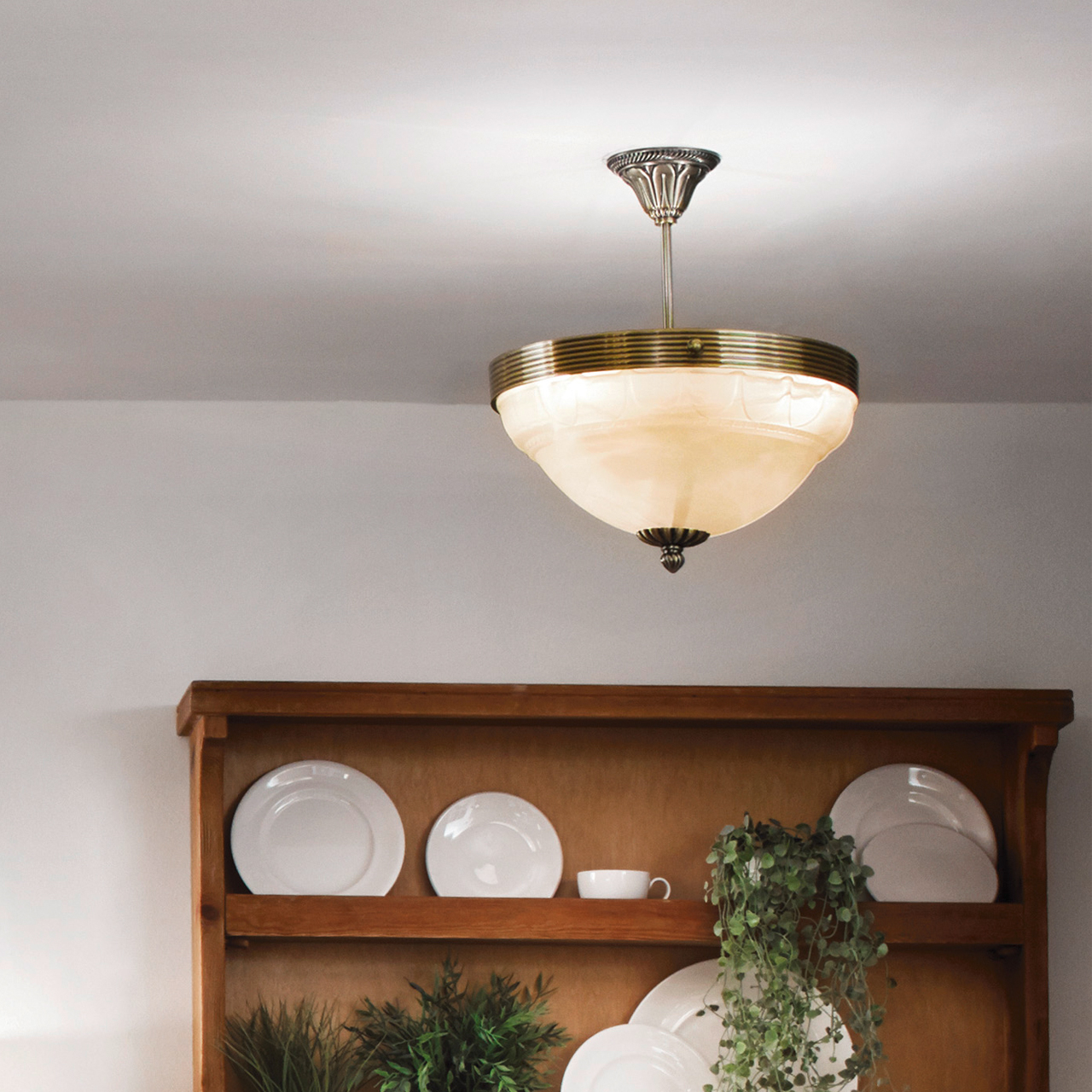 Потолочная люстра Eglo Marbella 85856 EGLO MARBELLA 058270 Бежевый - Вид №1