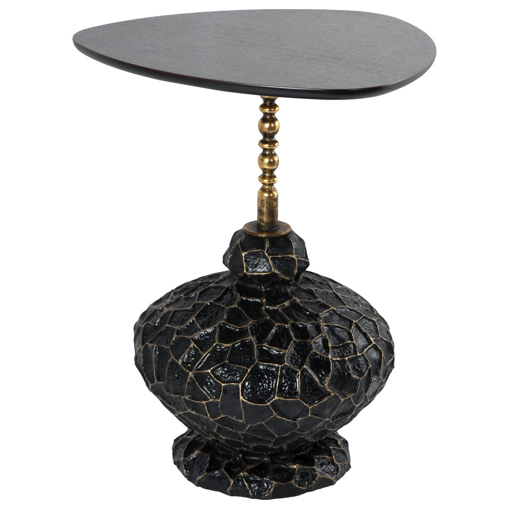 17001 Декоративный столик Лебес Амбер Графит BOGACHO 4627174557190 - Вид №2